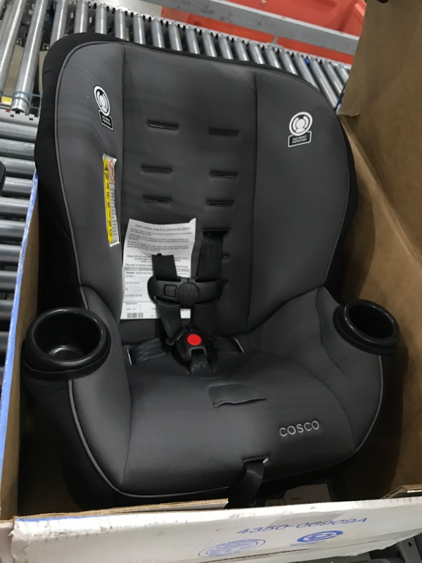 Photo 2 of Cosco Onlook 2-in-1 Convertible Car Seat, Rear-Facing 5-40 pounds and Forward-Facing 22-40 pounds and up to 43 inches, Black Arrows