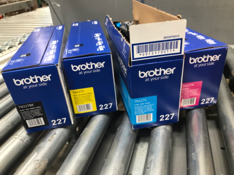 Photo 3 of ( blue box opened ) Brother TN433BK, TN433C, TN433M, TN433Y High Yield Black, Cyan, Magenta and Yellow Toner Cartridge Set