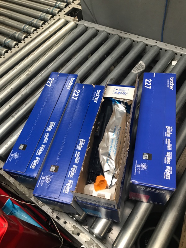 Photo 2 of ( blue box opened ) Brother TN433BK, TN433C, TN433M, TN433Y High Yield Black, Cyan, Magenta and Yellow Toner Cartridge Set