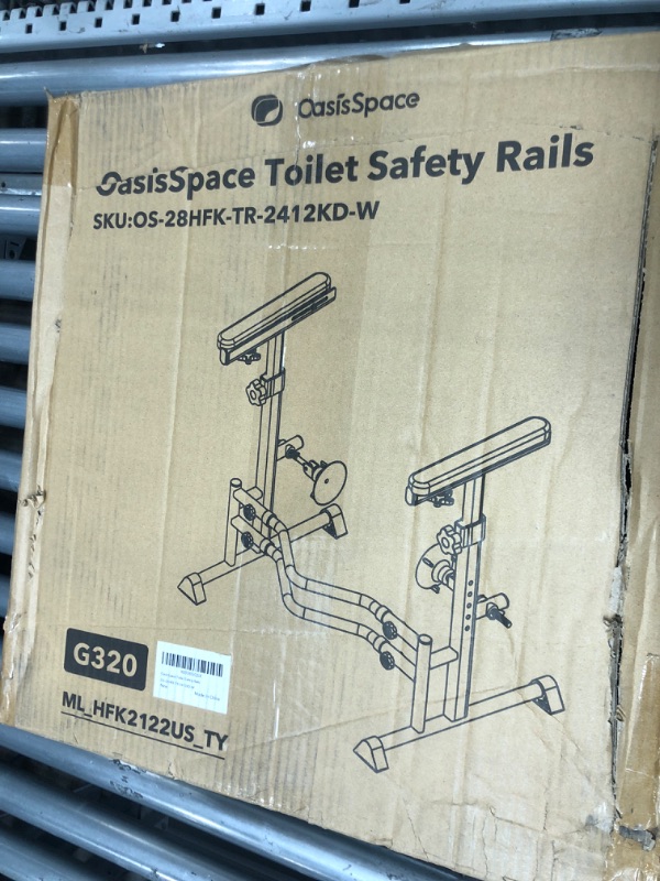 Photo 2 of oasis Space toilet safety rail 