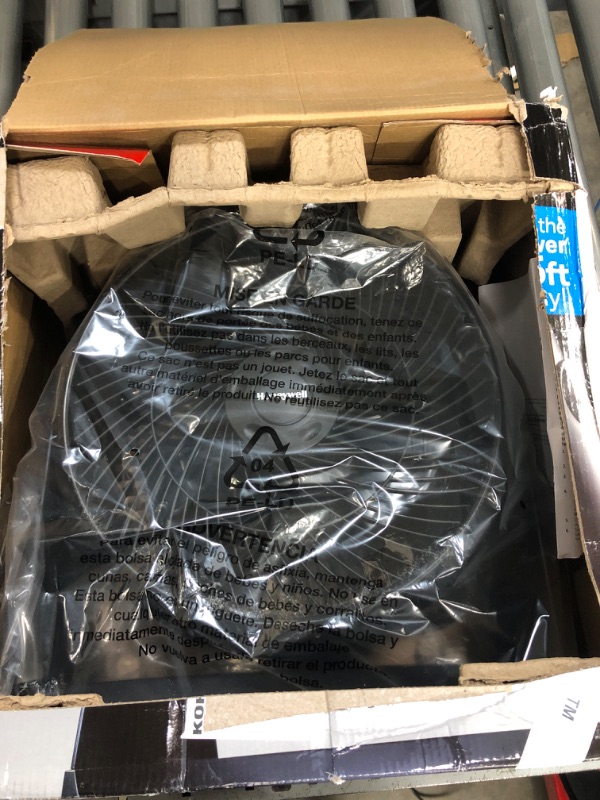 Photo 1 of 12 in. 3 Speed Whole Room Circulator Floor Fan