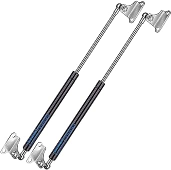 Photo 1 of 20 inch 55 LB Gas Prop Struts Shocks, 20" 245 N Lift-Support Gas Springs for RV Bed TV Cabinet Floor Hatch Garbage Storage Box Lid, 2Pcs Set with L-Type Mounting Brackets ARANA