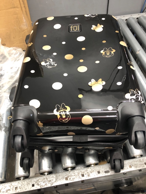 Photo 2 of **minor dent**
FUL Disney Golden Minnie Mouse 21 Inch Rolling Luggage