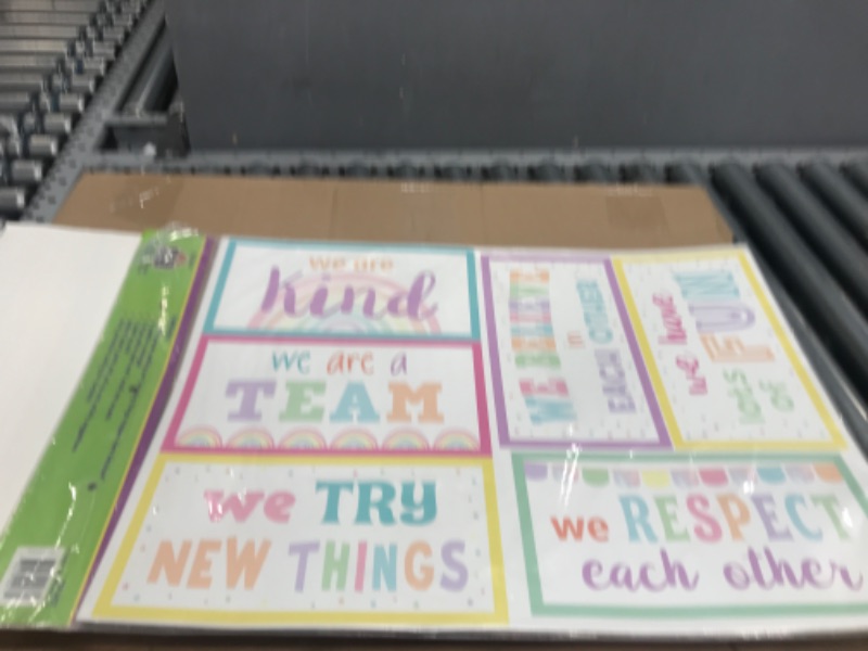 Photo 2 of Teacher Created Resources Pastel Pop Amazing Things Happen Here Bulletin Board (TCR8413)