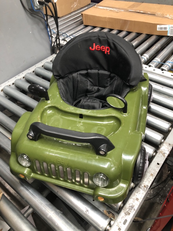 Photo 2 of CAR ONLY Jeep Classic Wrangler 3-in-1 Grow With Me Walker, Anniversary Green 29.2x25.1x12 Inch (Pack of 1)