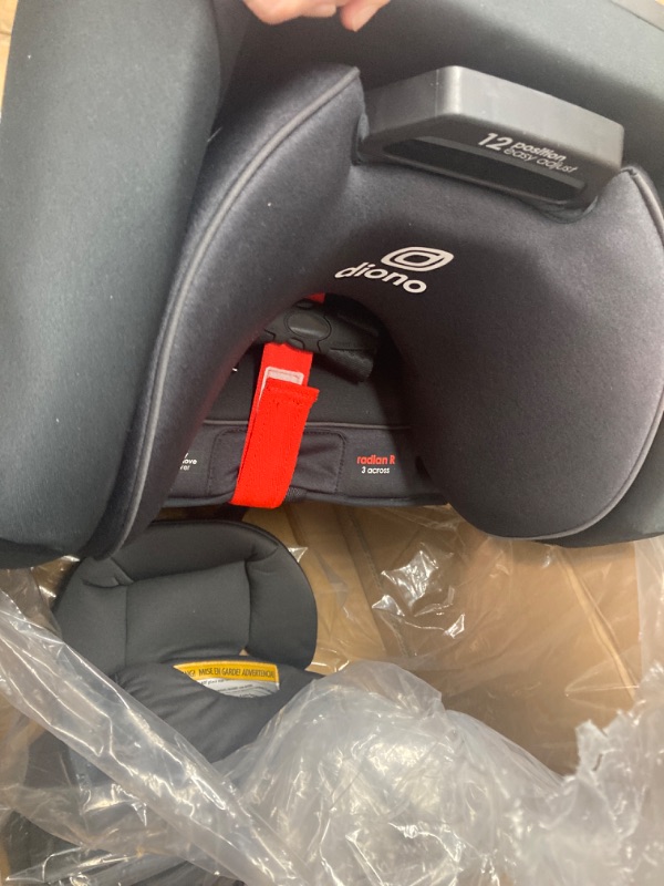 Photo 1 of Diono Radian 3RXT SafePlus, 4-in-1 Convertible Car Seat, Rear and Forward Facing, SafePlus Engineering, 3 Stage -Infant Protection, 10 Years 1 Car Seat, Slim Fit 3 Across, Black Jet 3RXT SafePlus Black Jet