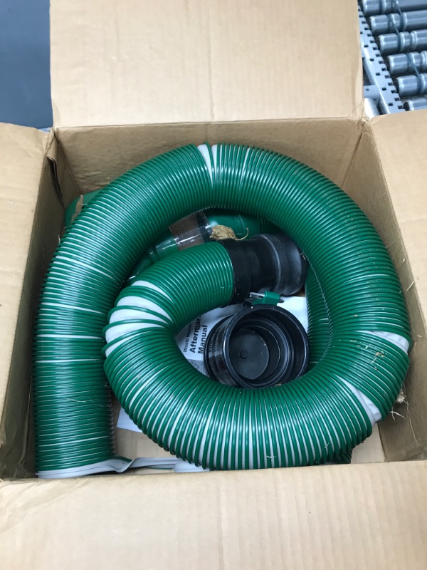 Photo 2 of Lippert 359724 Waste Master 20’ Extended RV Sewer Hose Management System , Green