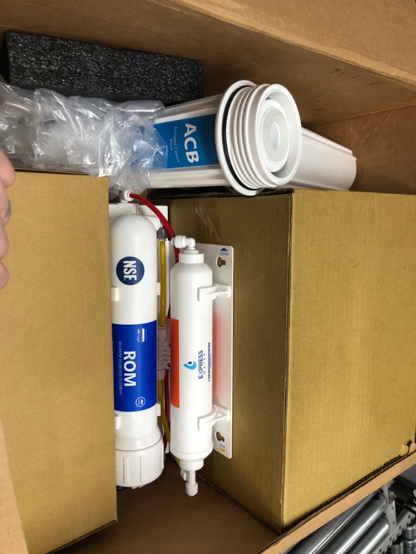 Photo 5 of APEC Water Systems RO-90 Ultimate Series High Output 90 GPD Ultra Safe Reverse Osmosis Drinking Water Filter System & Aqua Tec ERP-1000 Aquatec AQUATEC-ERP-1000 Permeate Pump, Black