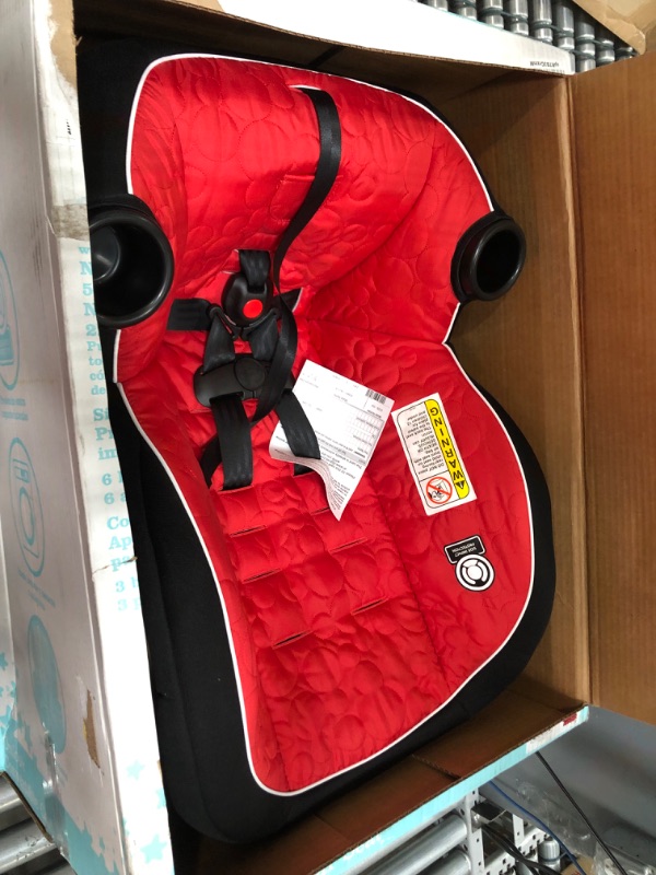 Photo 2 of Disney Baby Onlook 2-in-1 Convertible Car Seat, Rear-Facing 5-40 pounds and Forward-Facing 22-40 pounds and up to 43 inches, Mouseketeer Mickey