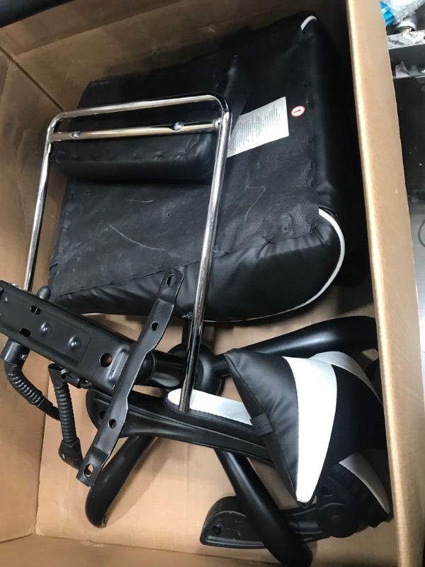 Photo 2 of ***Parts Only***White black gaming chair