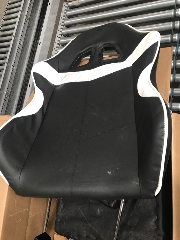Photo 1 of ***Parts Only***White black gaming chair