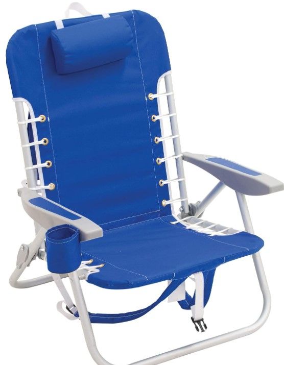 Photo 1 of                     Rio Beach Original Outdoor Steel Folding Backpack Chair
                                                                                                                                                                                   
