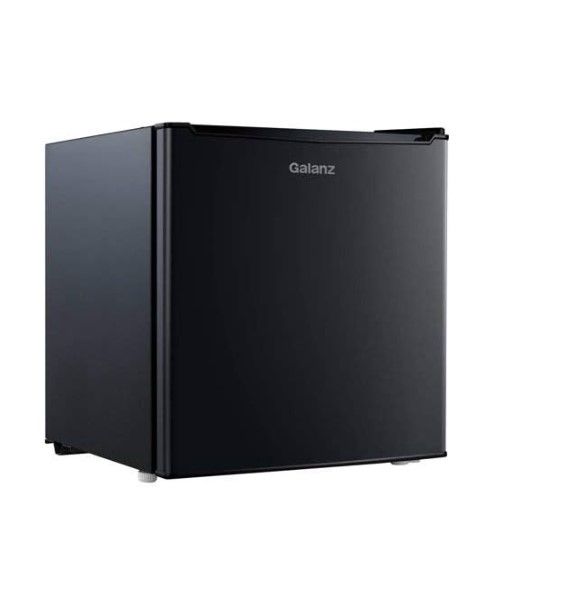 Photo 1 of 1.7 Cubic Foot Compact Dorm Refrigerator, Black
