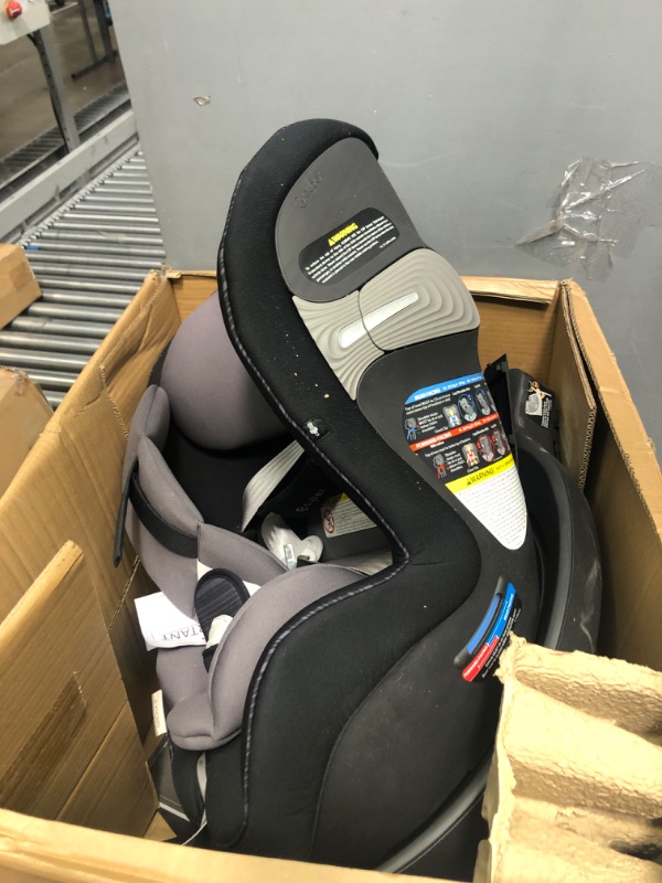 Photo 3 of CYBEX Sirona S with SensorSafe, Convertible Car Seat, 360° Rotating Seat, Rear-Facing or Forward-Facing Car Seat, Easy Installation, SensorSafe Chest Clip, Instant Safety Alerts, Premium Black Car Seat Pepper Black