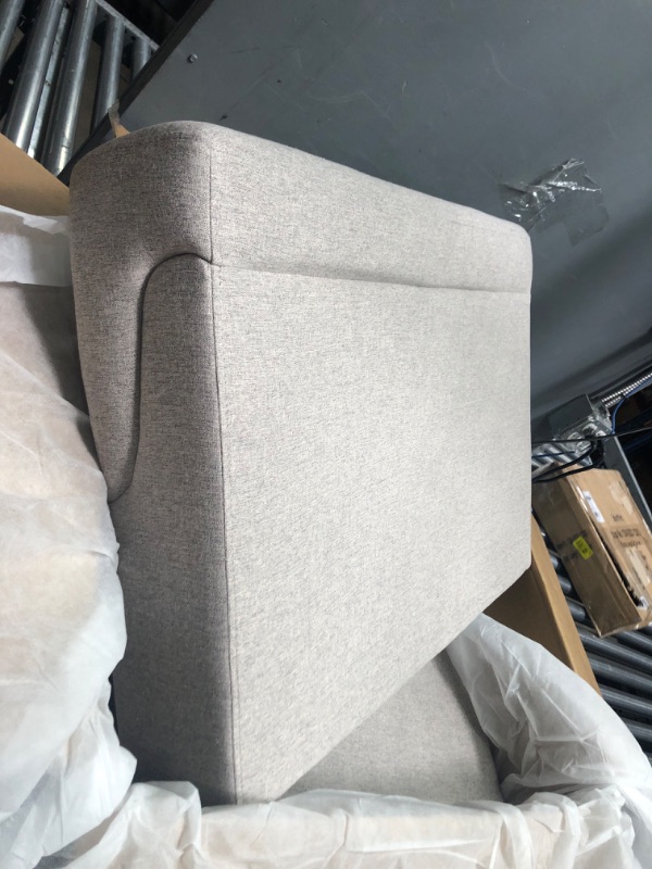 Photo 2 of *INCOMPLETE BOX 3OF 3. ARMS ONLY* FANYE Linen Upholstery w/Reversible Storage Chaise, 3-Seaters Pull Couch Bed for Home Apartment Office Living Room Furniture Sets, Gray Sofa & Couch, L-Shaped Corner Sleeper Sectional Sofa, Grey 84" L-Shaped Corner Sleepe