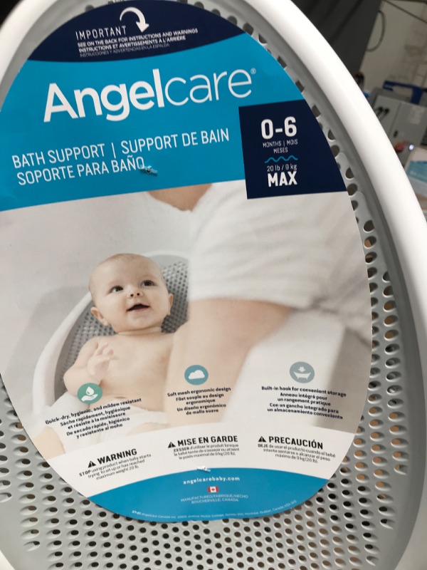Photo 1 of Angelcare Baby Bath Support (Grey) | Ideal for Babies Less than 6 Months Old