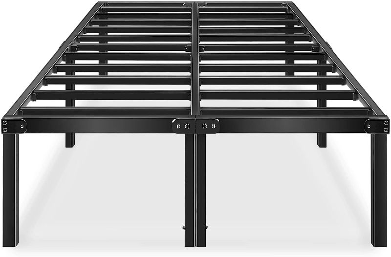 Photo 1 of 
HAAGEEP 18 Inch Queen Bed Frame No Box Spring Needed High Platform Bedframes with Storage Size Black Metal
Size:Queen