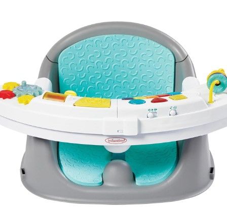 Photo 1 of 
Infantino Music & Lights 3-in-1 Discovery Seat and Booster - Convertible, Infant Activity and Feeding Seat with Electronic Piano for Sensory Exploration...
Color:Teal