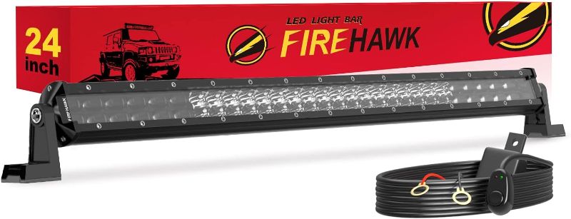 Photo 1 of 
Firehawk LED Light Bar 24 Inch 60,000LM, 2023 New Japanese L-A-B Chips, Spot Flood Combo Beam, Driving Off Road Fog Work for Truck Pickup ATV UTV SUV Cart...
Size:24 Inch