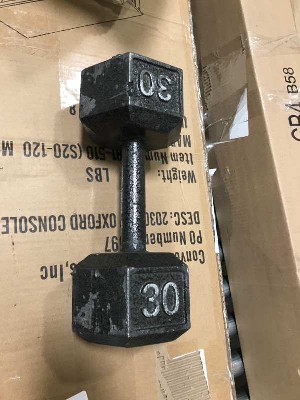 Photo 2 of 
Champion Barbell Solid Hex Dumbbells
Style:30 lbs