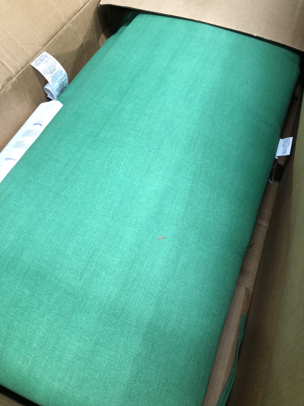 Photo 3 of 2 Pack of Arden Selections Outdoor Bench Cushion 17 x 46, Moss Green Leala 17 x 46 Standard Bench Moss Green Leala