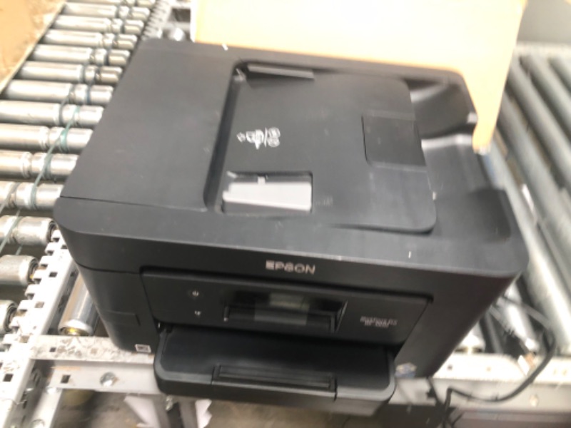 Photo 6 of PRINTER THAT HAS NO PAPER******
*POWERS ON* Epson Workforce Pro WF-3820 All-in-One Wireless Color Inkjet Printer 