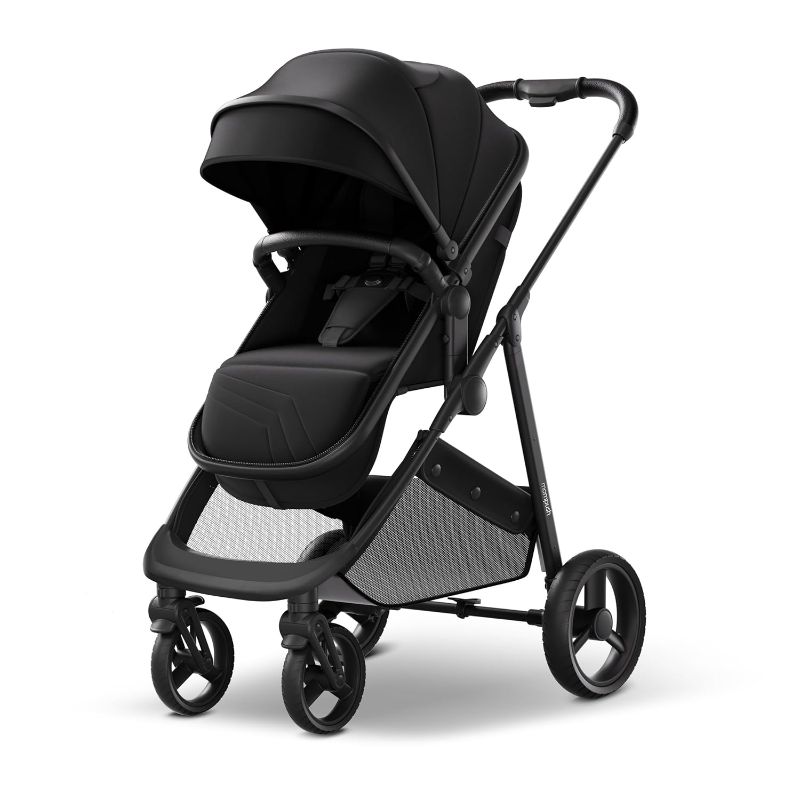 Photo 1 of 
Mompush Wiz 2-in-1 Convertible Baby Stroller with Bassinet Mode - Foldable Infant Stroller to Explore More as a Family - Toddler Stroller with Reversible...
Color:Black