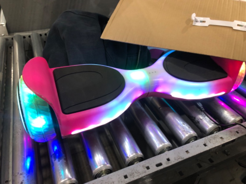 Photo 2 of **NOT FUNCTIONAL**Jetson All Terrain Light Up Self Balancing Hoverboard with Anti-Slip Grip Pads, for riders up to 220lbs Pink