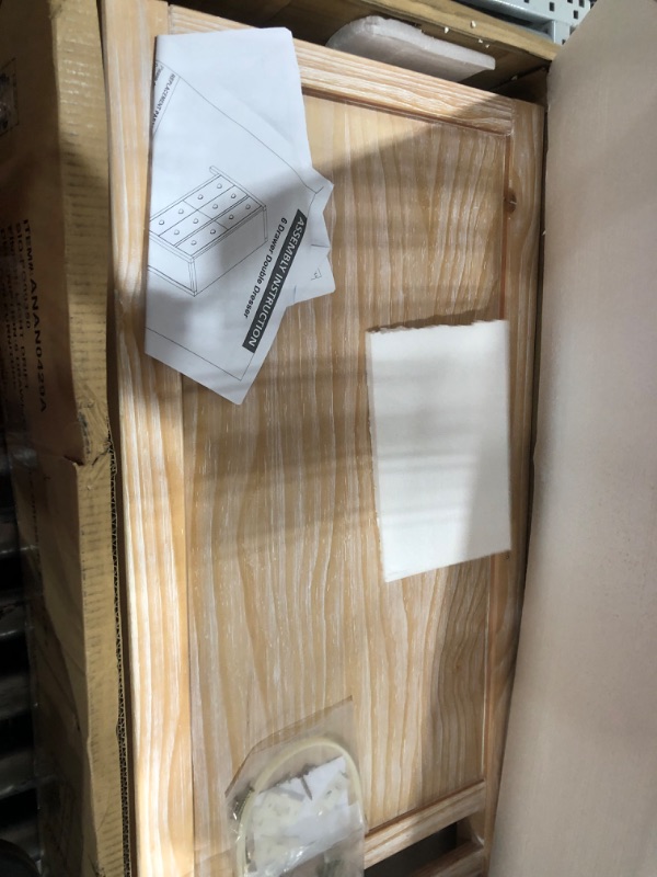 Photo 1 of Alaterre Furniture Arden Wood Double Dresser, Light Driftwood 