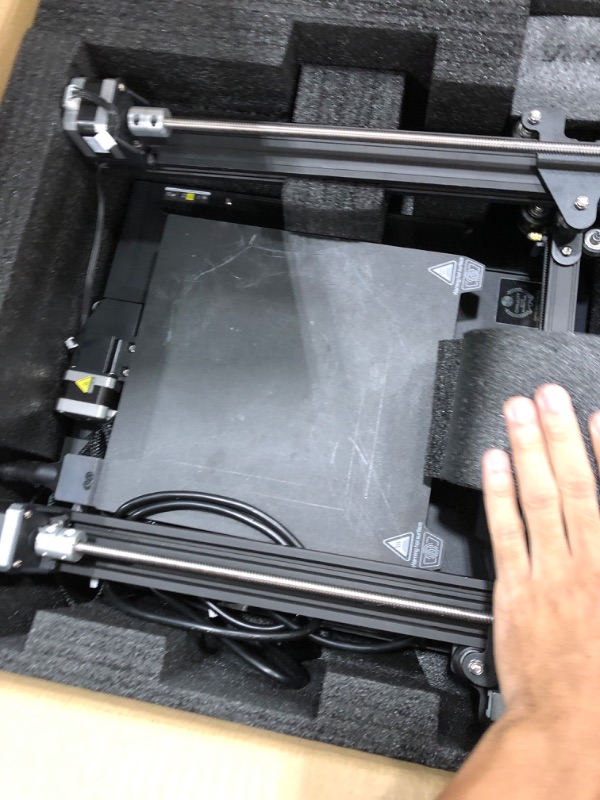 Photo 3 of Creality 3D Printer Ender 3 S1 with CR Touch Auto Leveling, High Precision Z-axis Double Screw, Removable Build Plate, Beginners Professional FDM 3D Printer 8.66"(L) x 8.66"(W) x 10.63"(H)