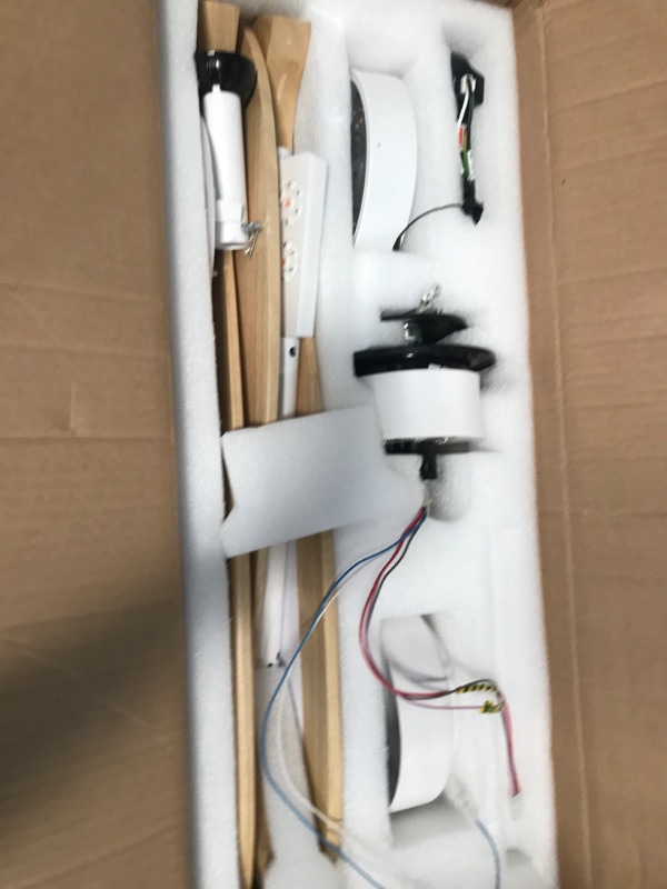 Photo 2 of [FOR PARTS, READ NOTES]
GESUM Smart Ceiling Fan Light, 52" Outdoor Ceiling Fan with Light Remote Control Compatible 