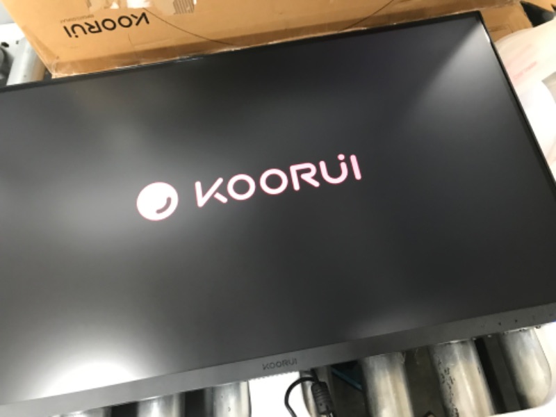 Photo 2 of KOORUI 27 Inch FHD Monitor, Computer Monitor(1080P, 75HZ, HDMI+VGA, 99% SRGB, 5ms Response, Eye Care) Virtually Borderless Design Display Monitor, Frameless 27inch/75hz/FHD