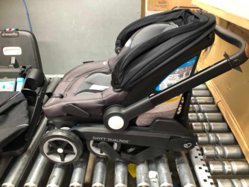 Photo 2 of (PARTS ONLY)Shyft DualRide with Carryall Storage Infant Car Seat and Stroller Combo (Boone Gray)