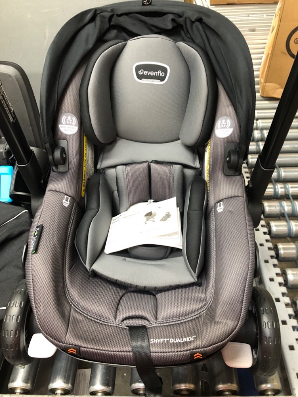 Photo 3 of (PARTS ONLY)Shyft DualRide with Carryall Storage Infant Car Seat and Stroller Combo (Boone Gray)