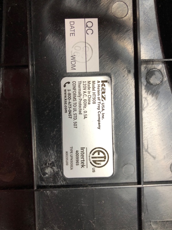 Photo 1 of 12 in. 3 Speed Whole Room Circulator Floor Fan