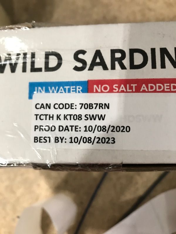 Photo 2 of Wild Planet Sardines No Salt in Water 4.4 Oz (Pack of 12)
