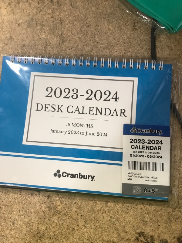 Photo 1 of 2023-24 desk calendar 