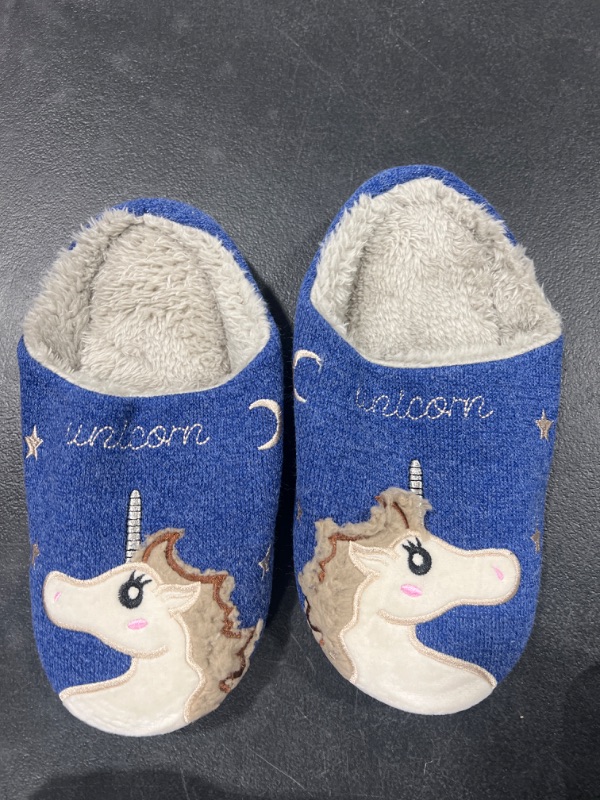 Photo 1 of Cute Unicorn House Slippers for Kids Size S 