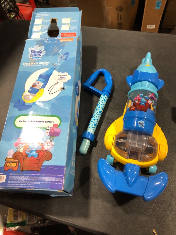 Photo 2 of Core Innovations Blue's Clues & You Kid's Toy Vacuum With Real Suction Power