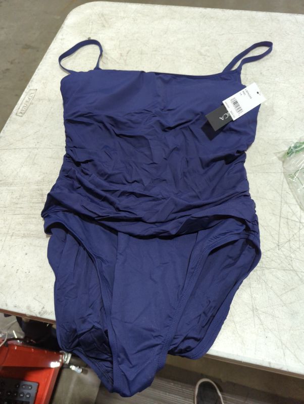 Photo 2 of "NEW" La Blanca Women's Standard Island Lingerie 1pc, Indigo, 14