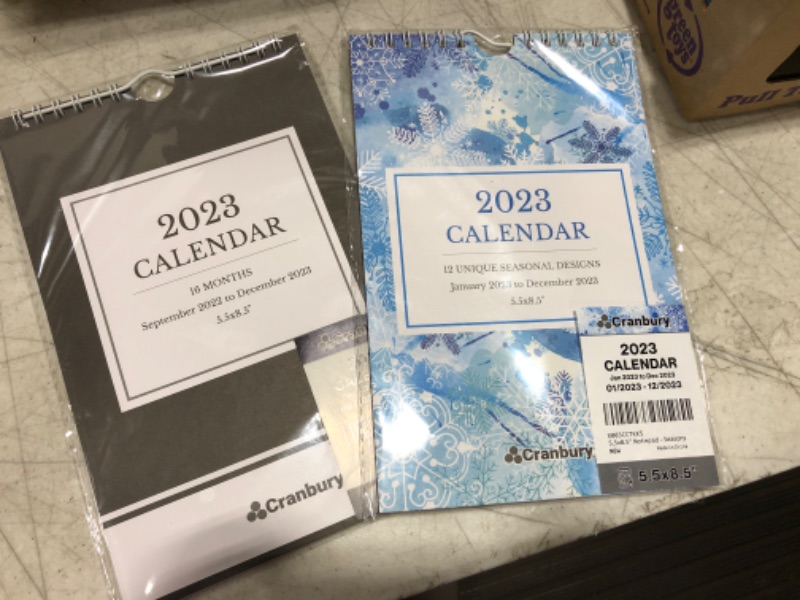 Photo 1 of 2- 2023 notepad calendars