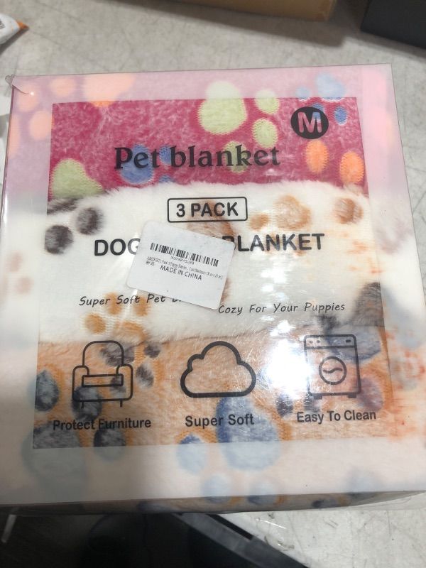 Photo 2 of 3 PACK PET BLANKETS 30"x20"