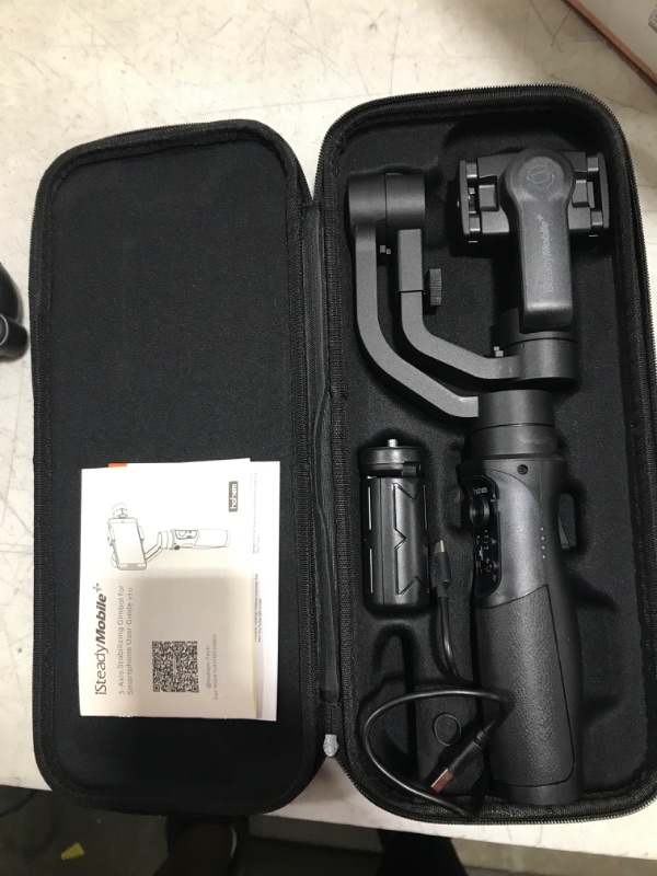 Photo 2 of 3-Axis Gimbal Stabilizer for iPhone 13 12 11 Pro Max XS X XR Samsung s21 s20 Android Smartphone, Handheld Gimble with Focus Wheel, Phone Stabilizer for Video Recording Vlog - FUNSNAP Capture 2s Combo
