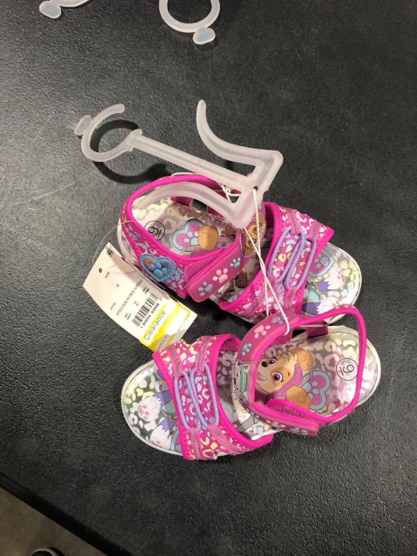 Photo 2 of Toddler Girls' Nickelodeon PAW Patrol Adventure Ankle Strap Sandals - Pink 9