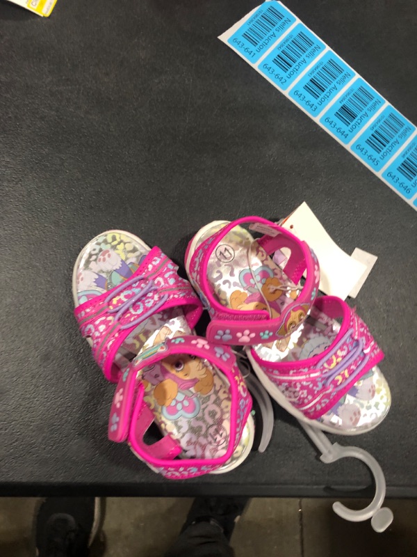 Photo 2 of Toddler Girls' Nickelodeon PAW Patrol Adventure Ankle Strap Sandals - Pink 11