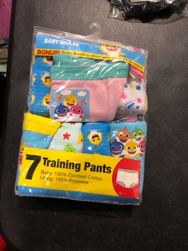 Photo 2 of Baby Shark Baby Potty Training Pant Multipacks