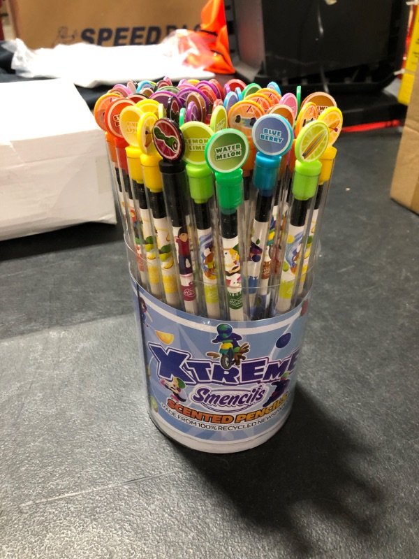 Photo 2 of Graphite Smencils Cylinder - HB #2 Scented Pencils, 50 Count, Gifts for Kids, Party Favors, Classroom Rewards
