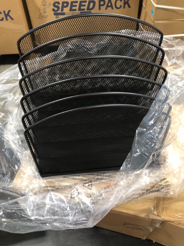 Photo 1 of Amazon Basics Mesh Five-Slot Sorter