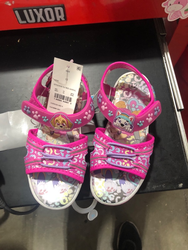 Photo 2 of Toddler Girls' Nickelodeon PAW Patrol Adventure Ankle Strap Sandals - Pink 12
