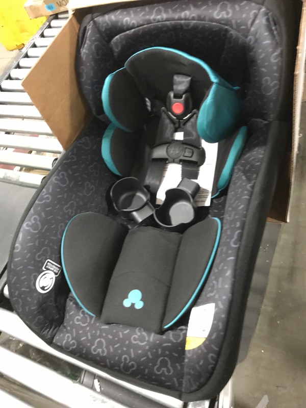 Photo 2 of Disney Baby Jive 2 in 1 Convertible Car Seat,Rear-Facing 5-40 pounds and Forward-Facing 22-65 pounds, Mickey Teal